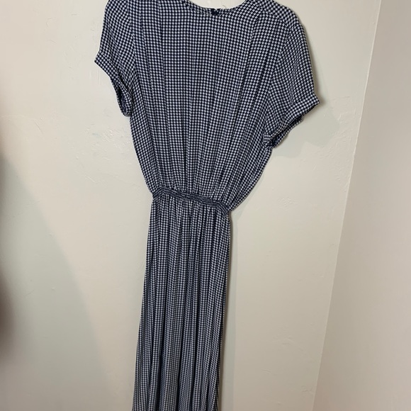 Vintage WARREN Z houndstooth checkered dress - Picture 3 of 7